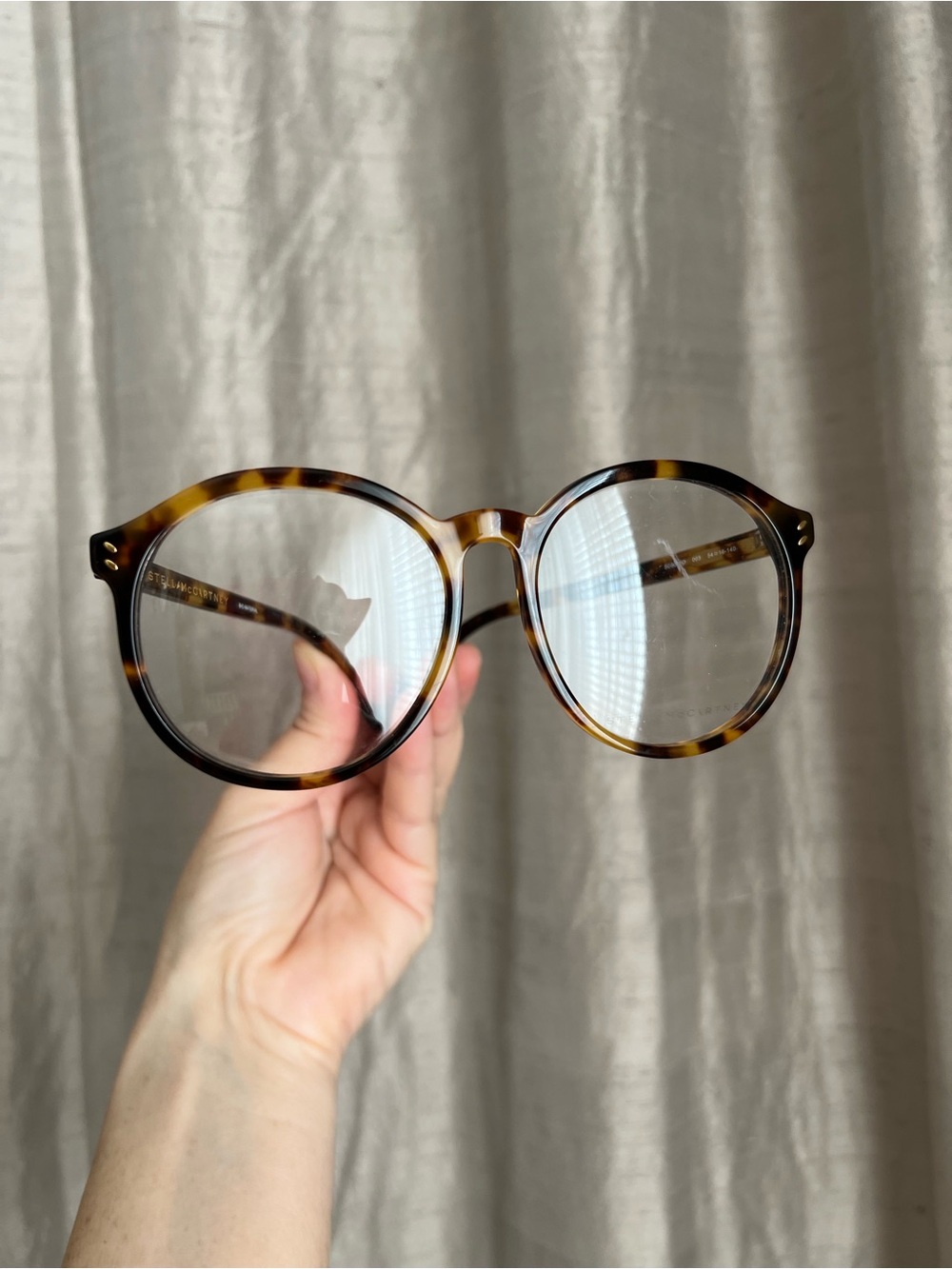 Stella McCartney 5416-140 Tortoise Round Optical Glasses eyeglasses new demo